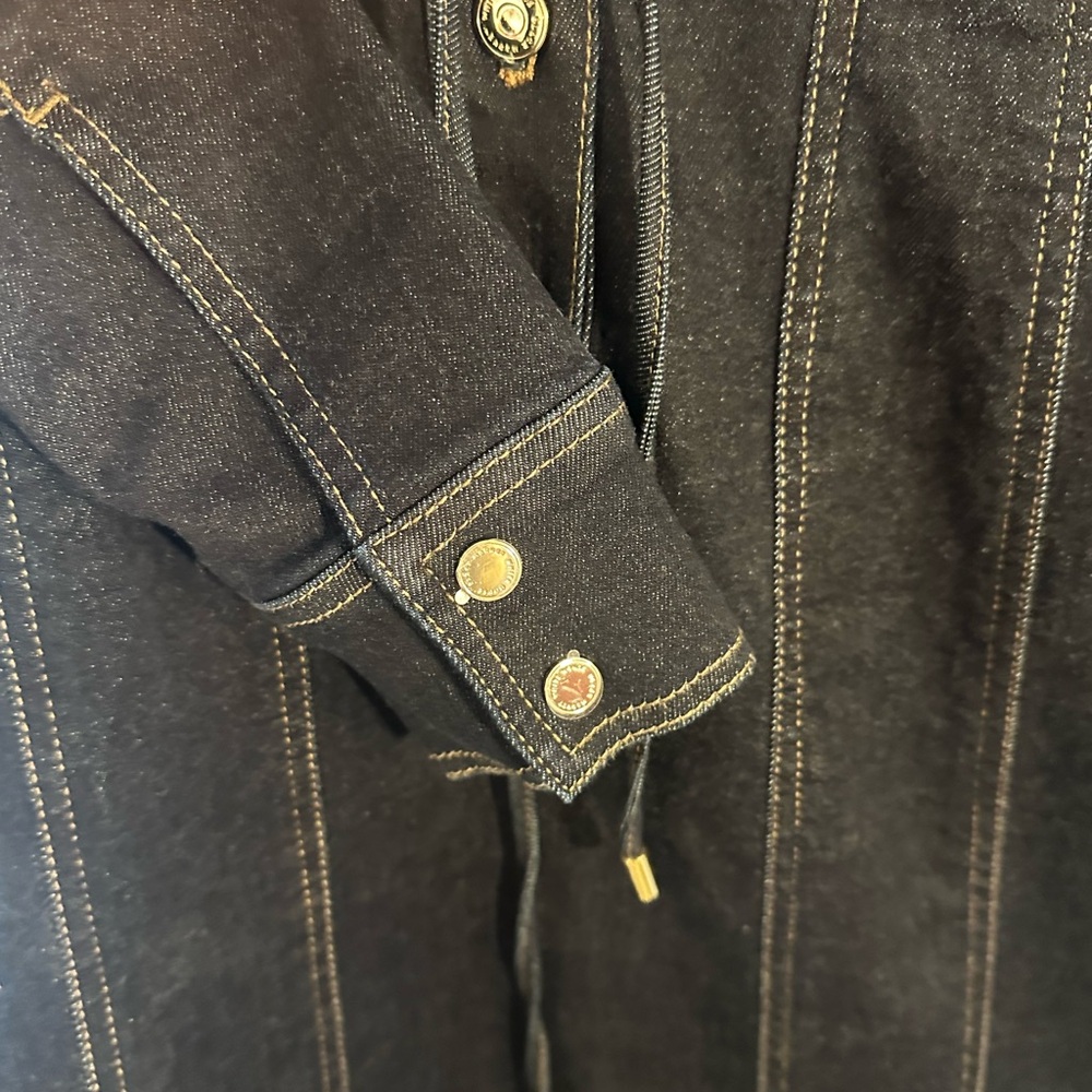 White House Black Market Dark Denim Dress - Picture 8 of 8